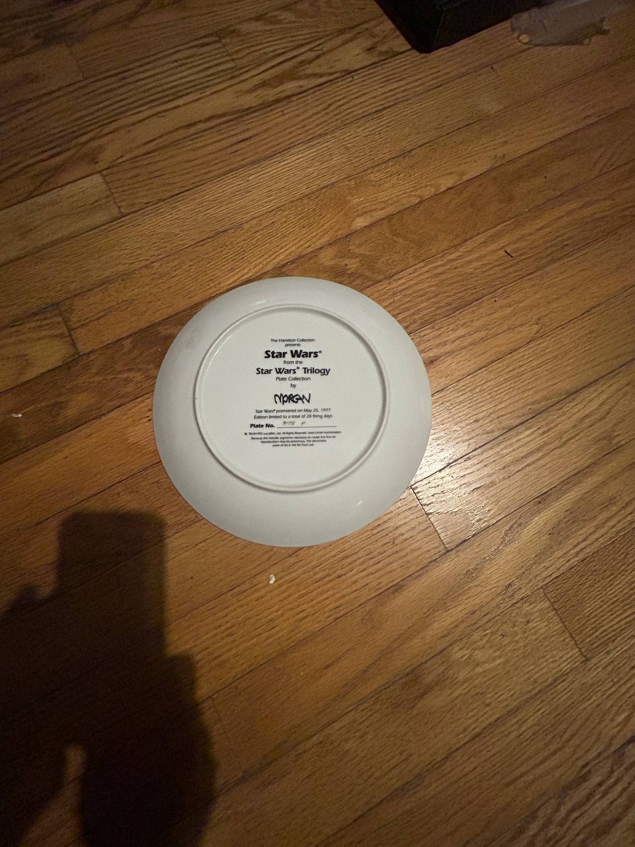 Star Wars Trilogy Collector Plate