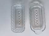 Indiana Glass Diamond Point Covered Butter Dish - Image 2
