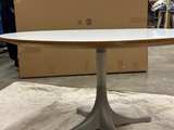 Herman Miller George Nelson Pedestal Coffee Table Model 5452 White - Image 4