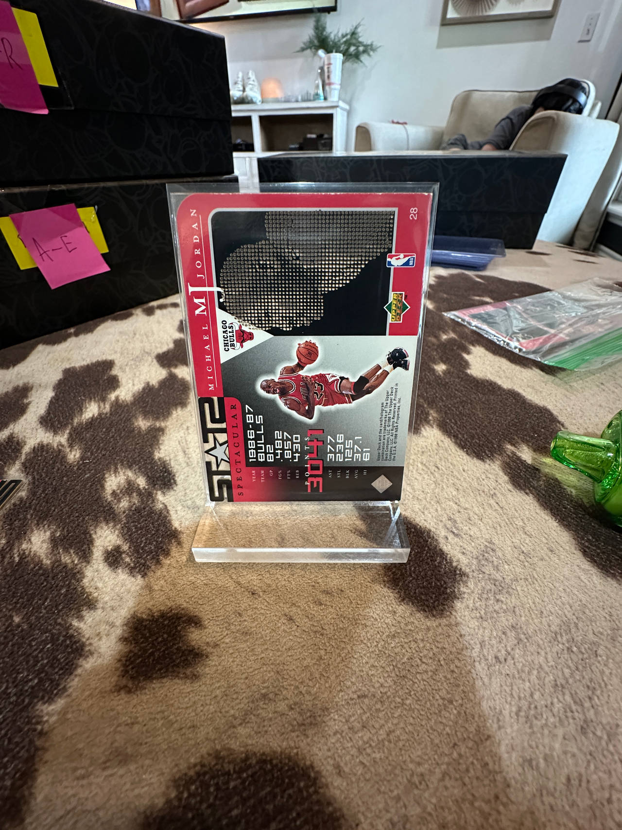 1996-97 Upper Deck SPx Michael Jordan Basketball Card