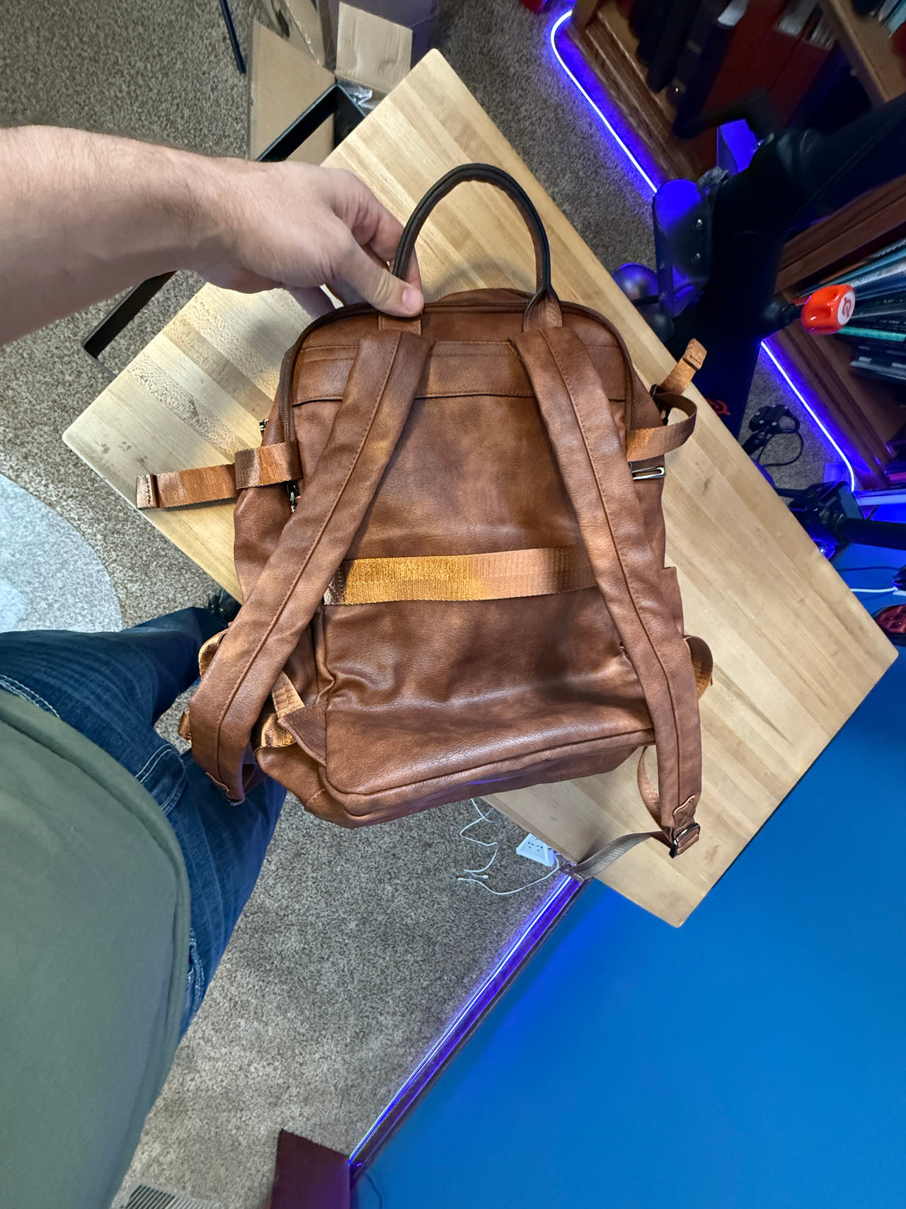 Leather Backpack