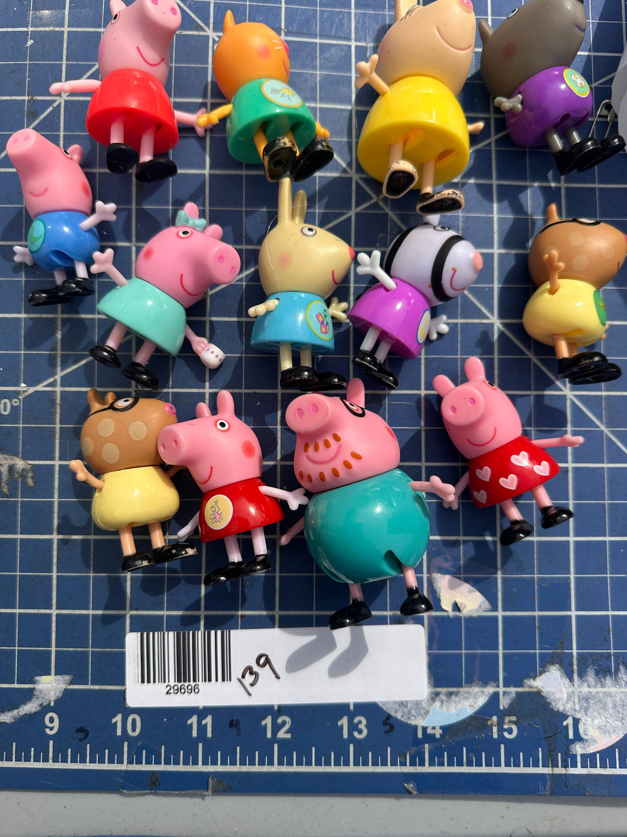Peppa Pig poseable figure Figure Lot 13 pcs  139-96