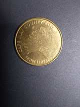 Cape May County Zoo Snow Leopard Souvenir Token - Image 2