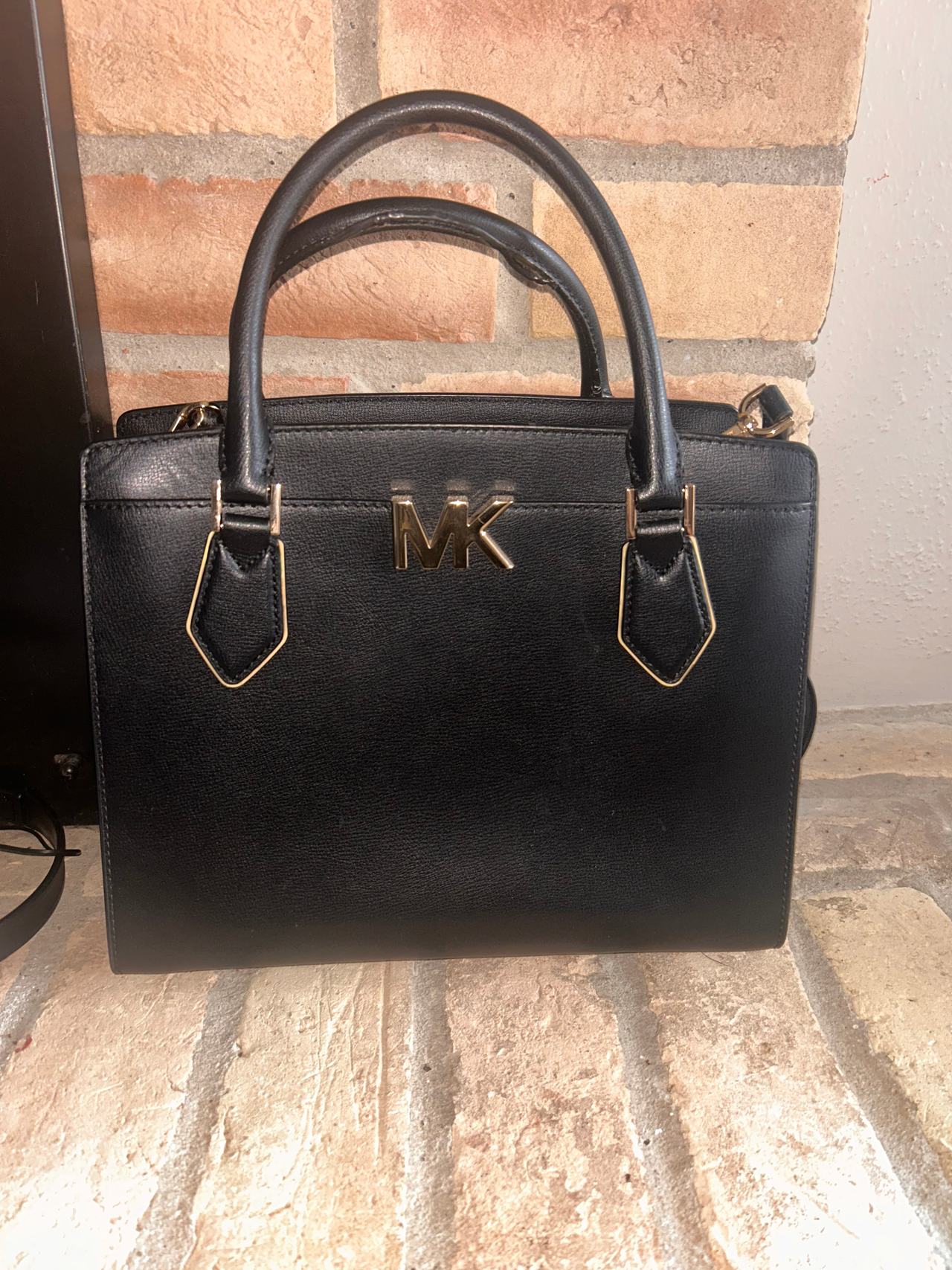 Michael Kors Mott Small Satchel Crossbody Black