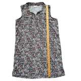 Loft Dress Women’s Size L Large Sleeveless Floral Shift Blue Pink Collared  - Image 8