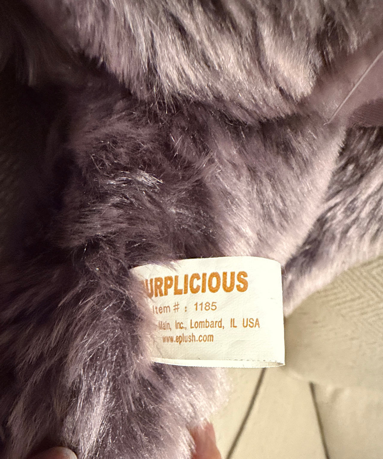 Purplicious Purple Plush Animal