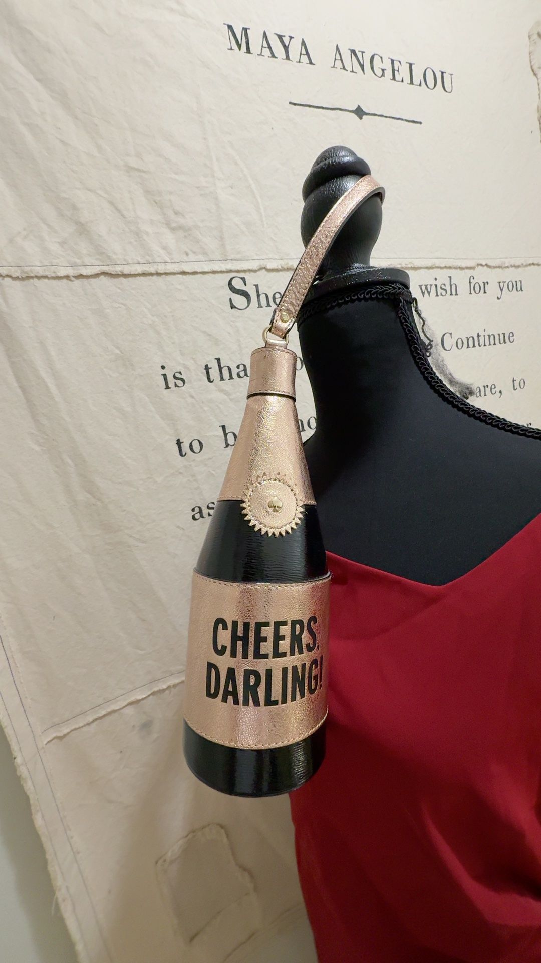 Kate Spade Chestnut Street Champagne Wristlet