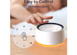 (White) Noise Sound Machine with 30 Soothing Sounds 12 Colors Night Light White - Image 7