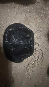 Vintage Black Beaded Evening Clutch - Image 2