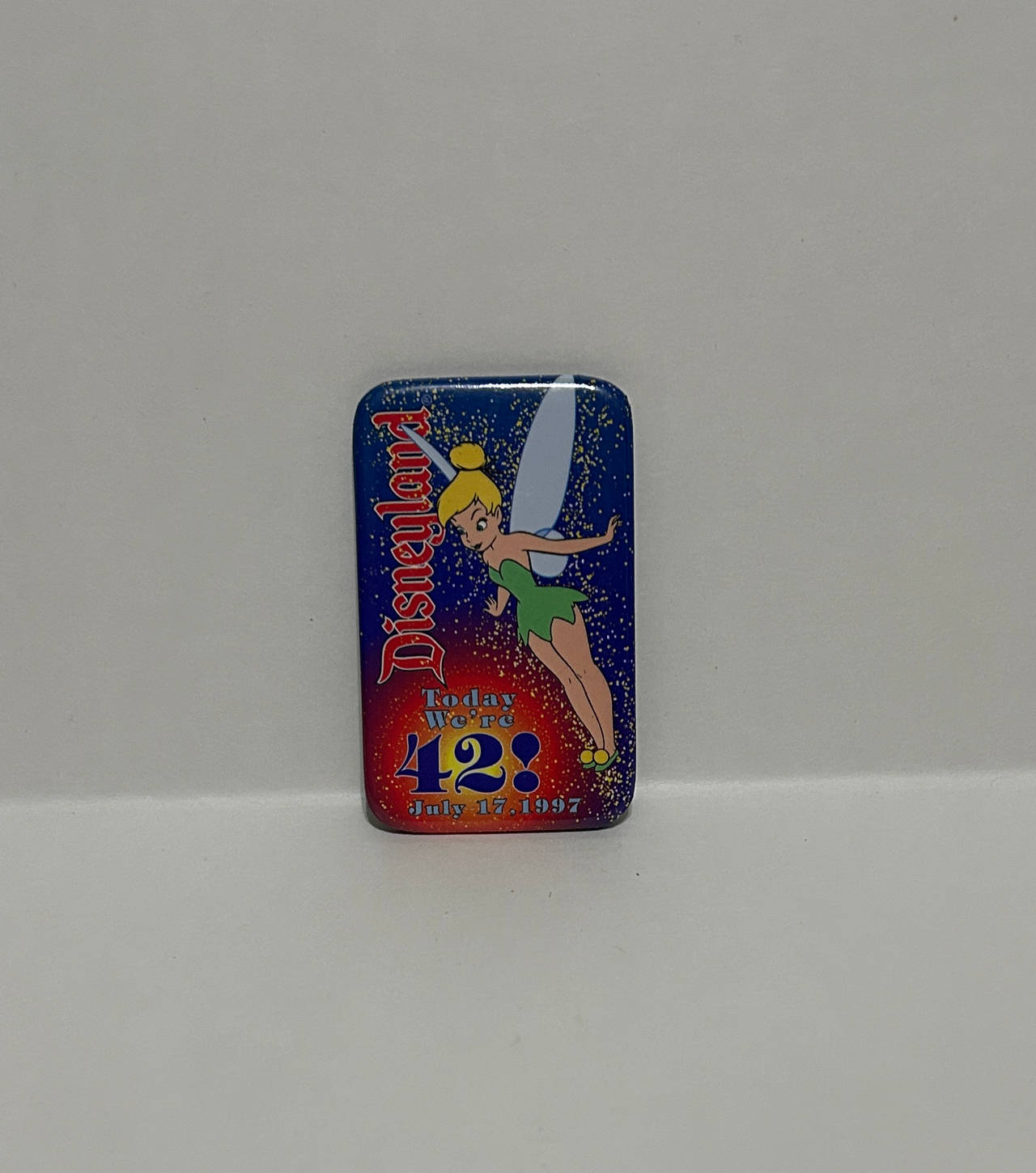 Disneyland 42nd Anniversary Tinker Bell Pin July 17 1997