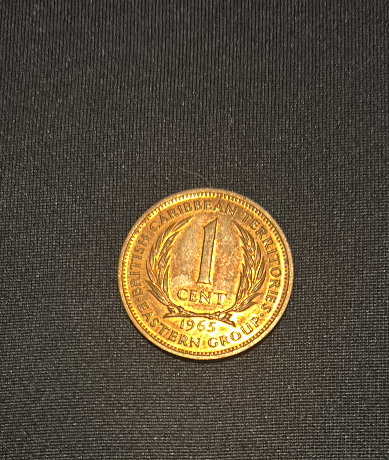 1965 British Caribbean Territories 1 Cent Coin