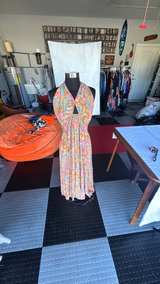 ZESICA Women's Bohemian Floral Printed Smocked Dress - Image 2