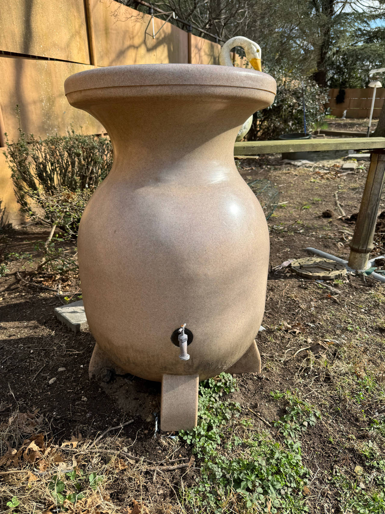 Good Ideas Rain Wizard Urn 50 Gallon Rain Barrel