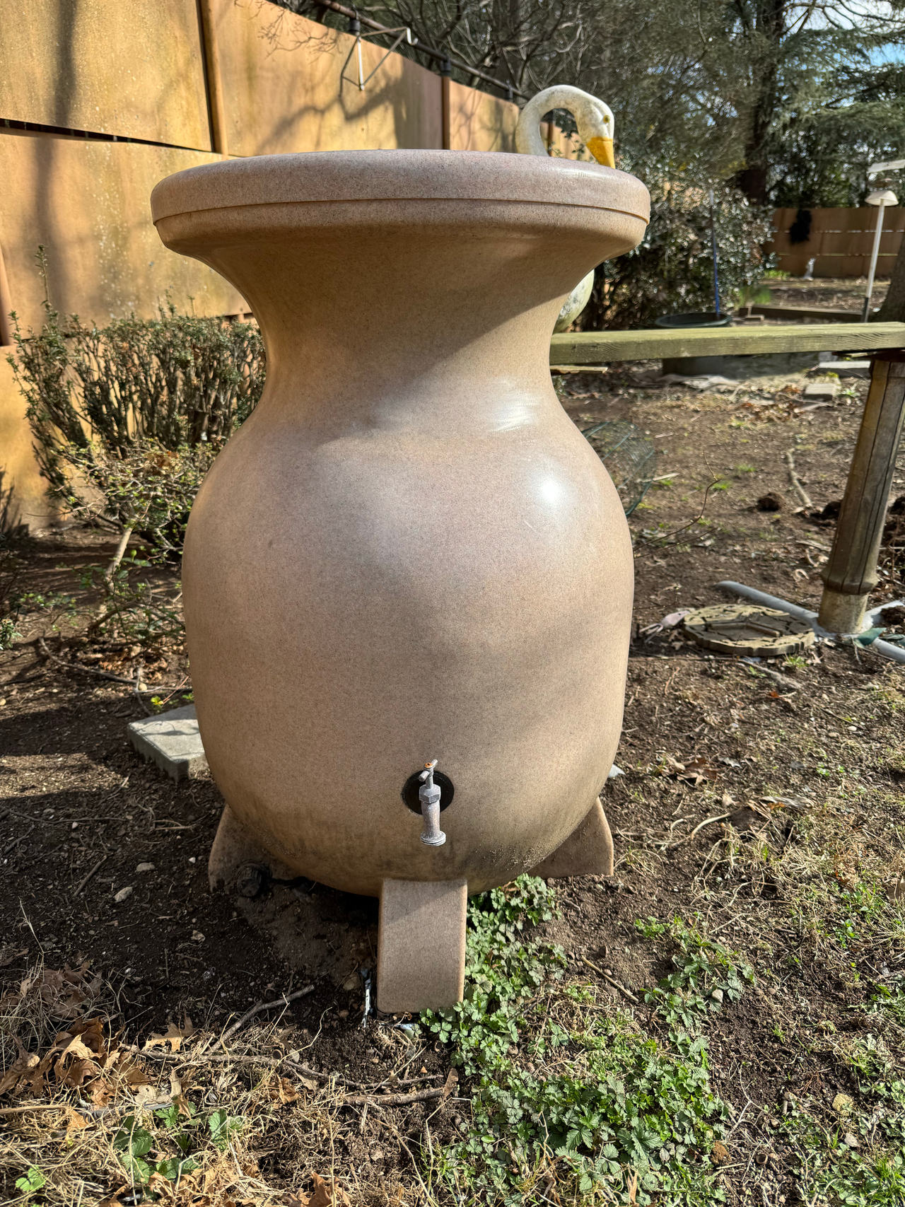 Good Ideas Rain Wizard Urn 50 Gallon Rain Barrel