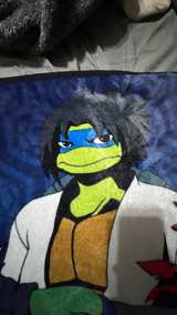 Teenage Mutant Ninja Turtles x Naruto Mashup Fleece Throw Blanket - Image 3