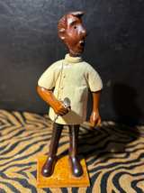 Hand-Carved Wooden Figurine - Image 8