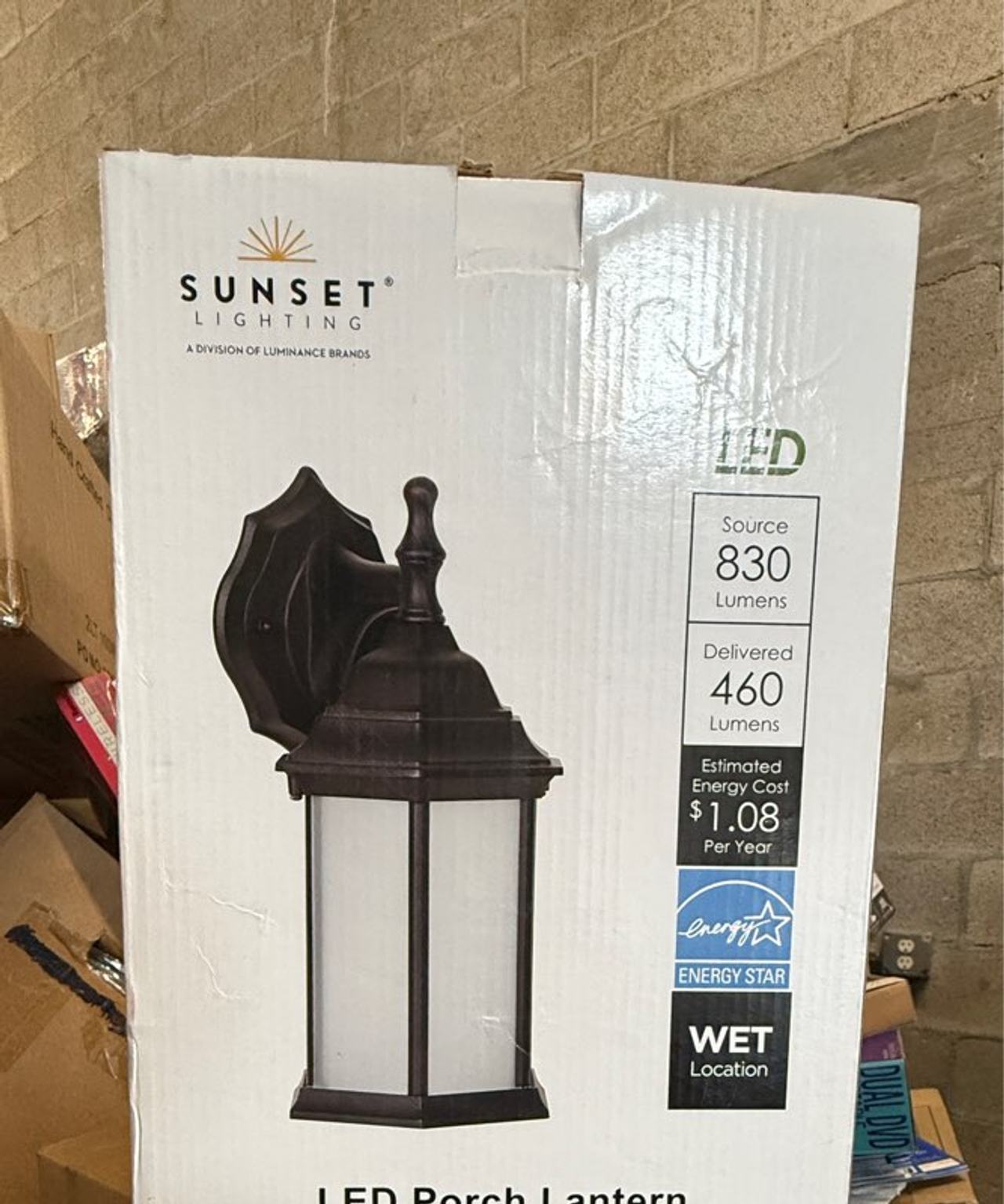 Sunset Lighting LED Porch Lantern