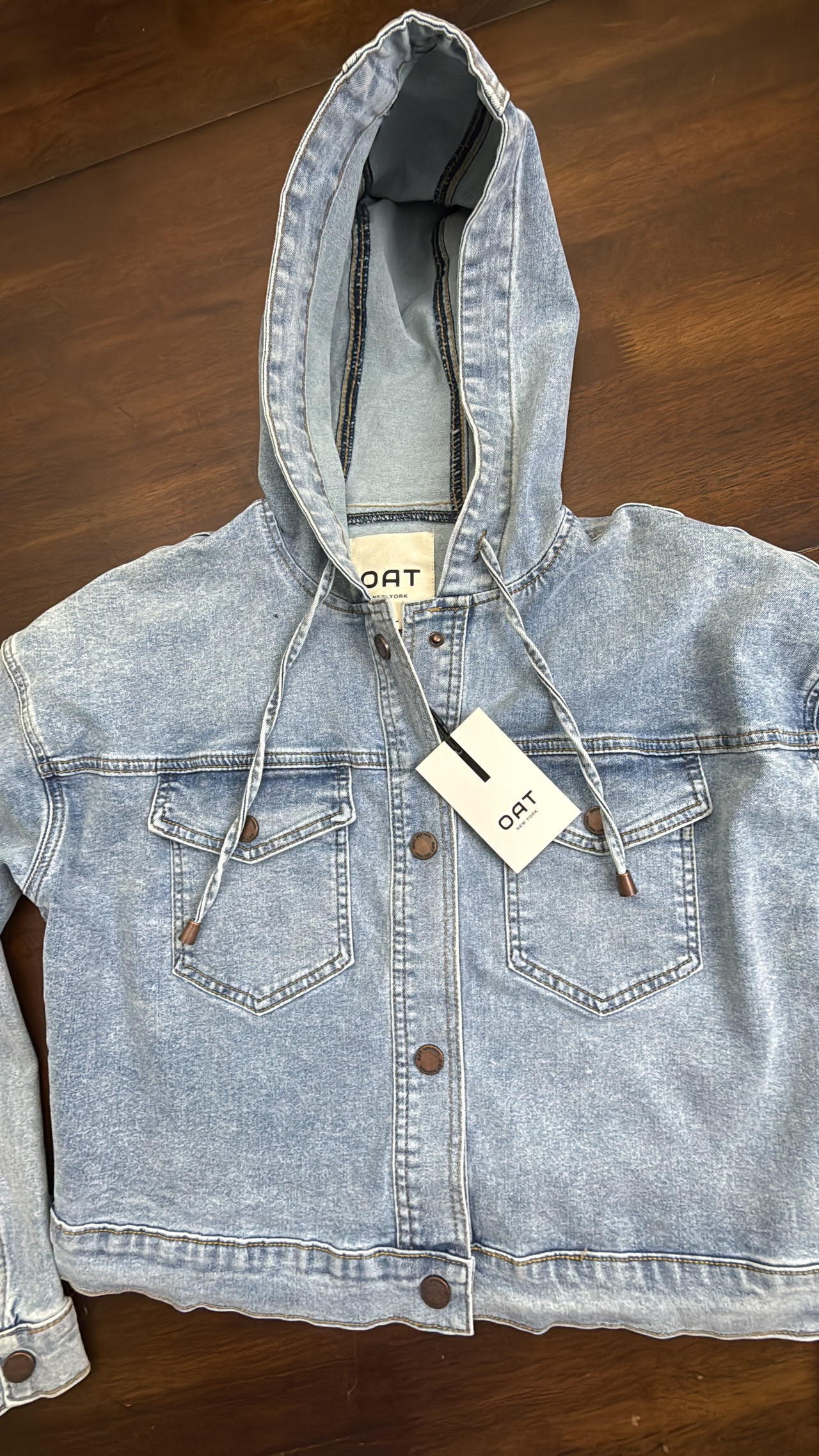 OAT New York Denim Hoodie Jacket