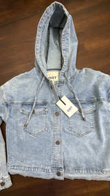 OAT New York Denim Hoodie Jacket - Image 1