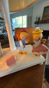 Vintage Irmi Jack and Jill Wooden Nursery Lamp - Image 2