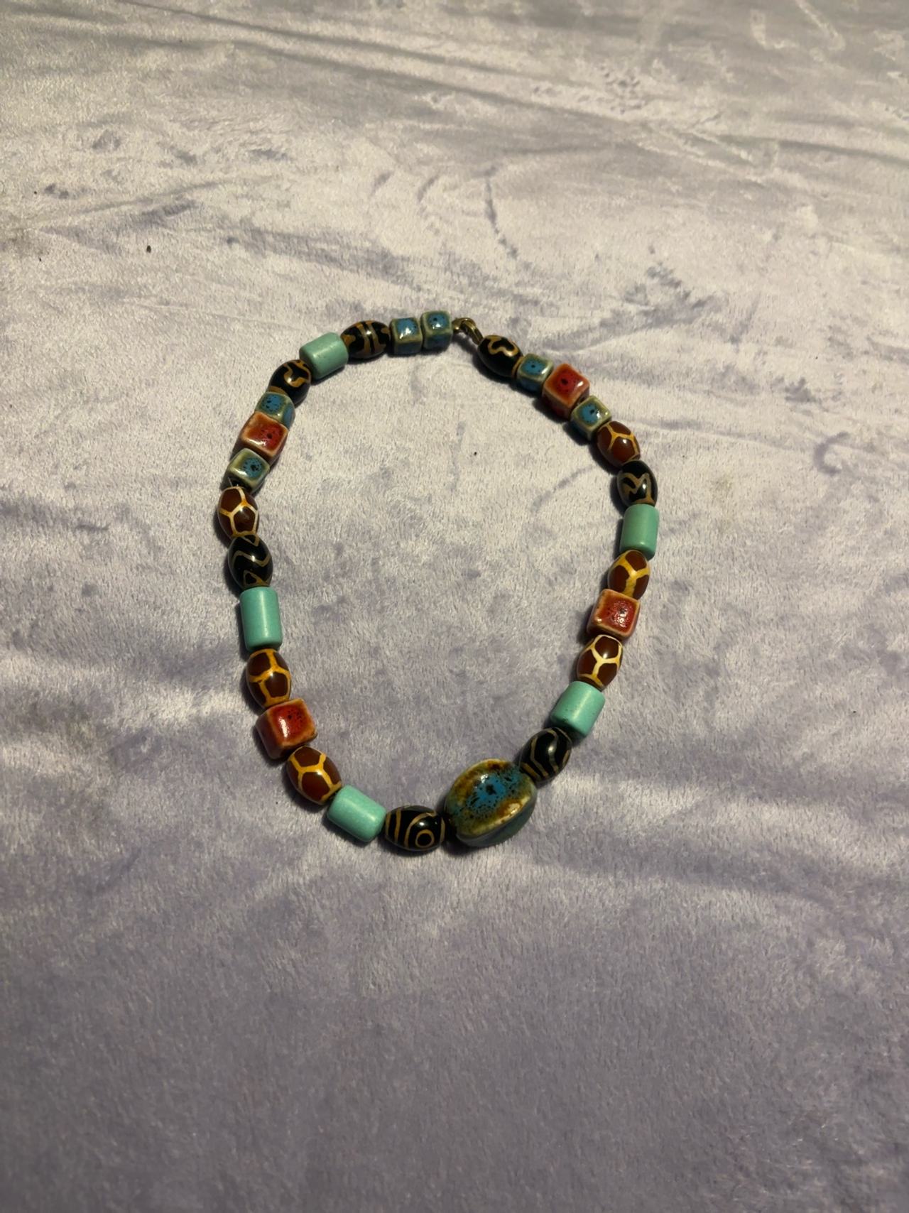 Carolyn Pollack Vintage Sterling Silver Multi-Gemstone Necklace & Bracelet Set