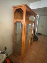 Oak Display Cabinet - Image 2