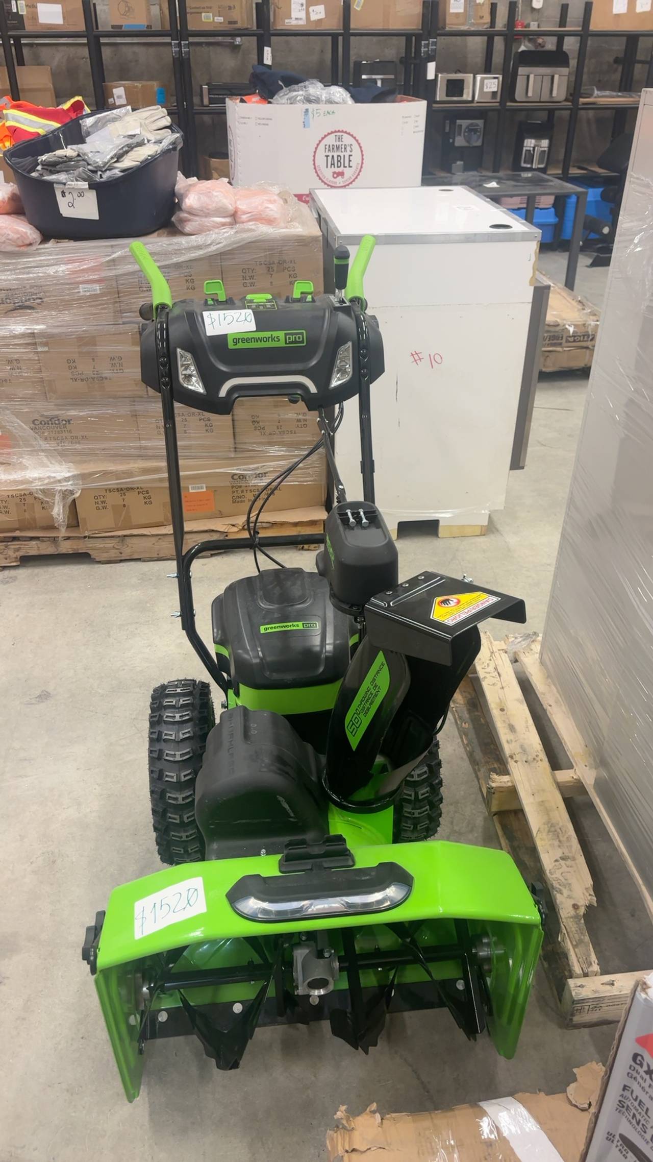 Greenworks 2-Stage Cordless Electric Snow Blower