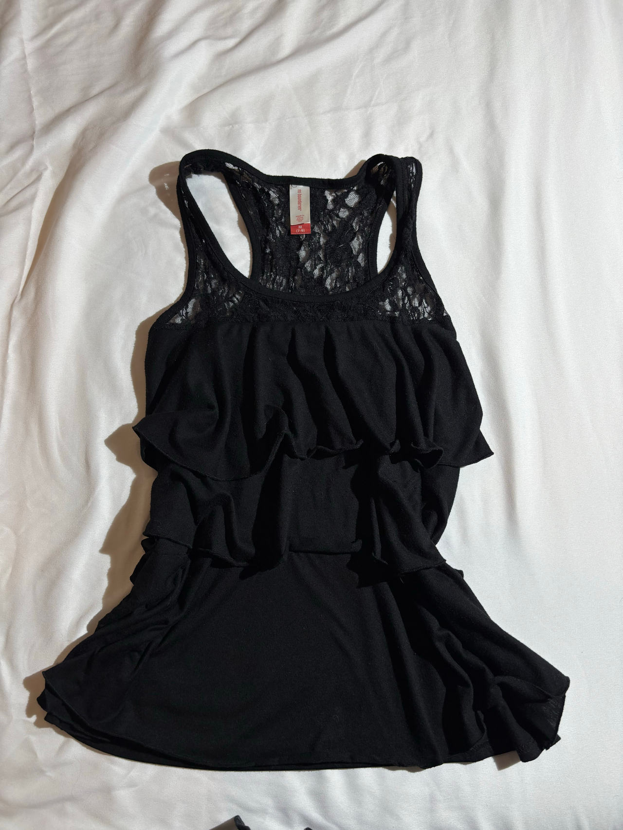 Black Lace Tank Top