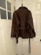 Ziedler & Ziedler Brown Leather Jacket Rugged Lamb Medium M - Image 3