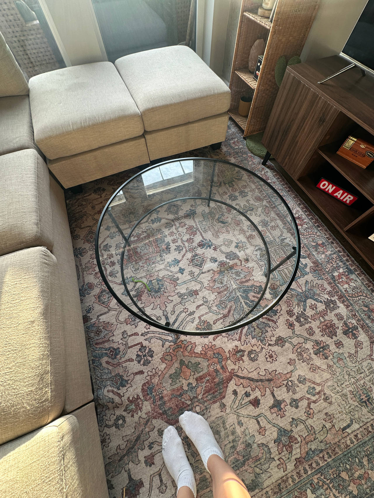 Round Glass Coffee Table