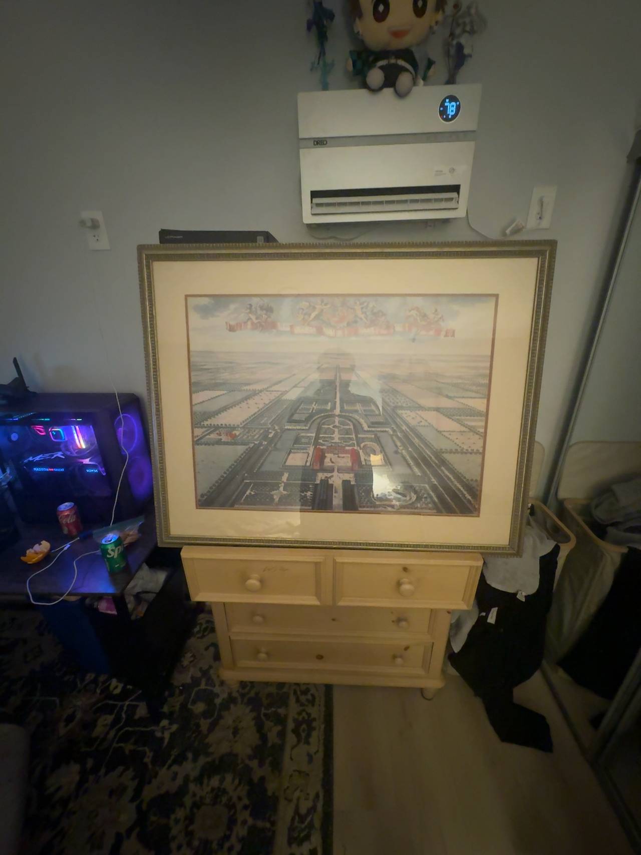 Forbidden City Aerial View Map Print