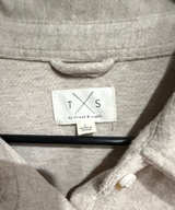 Thread & Supply Women's Shacket size Large tan light brown - Image 1