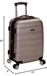 Rockland Melbourne 20-Inch Hardside Carry-On Spinner Luggage - Image 5