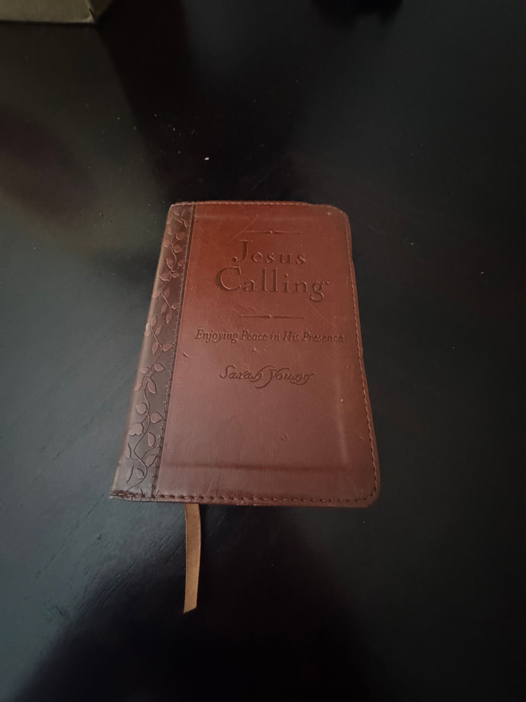 Jesus Calling by Sarah Young (Brown Leathersoft)