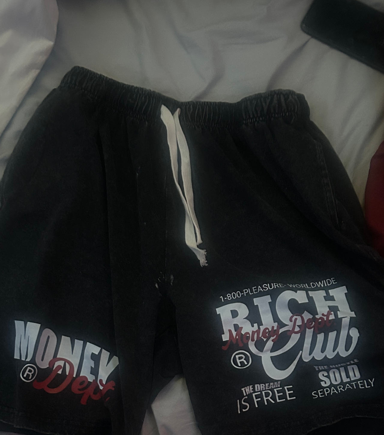 Pleasures Rich Club Money Dept Shorts