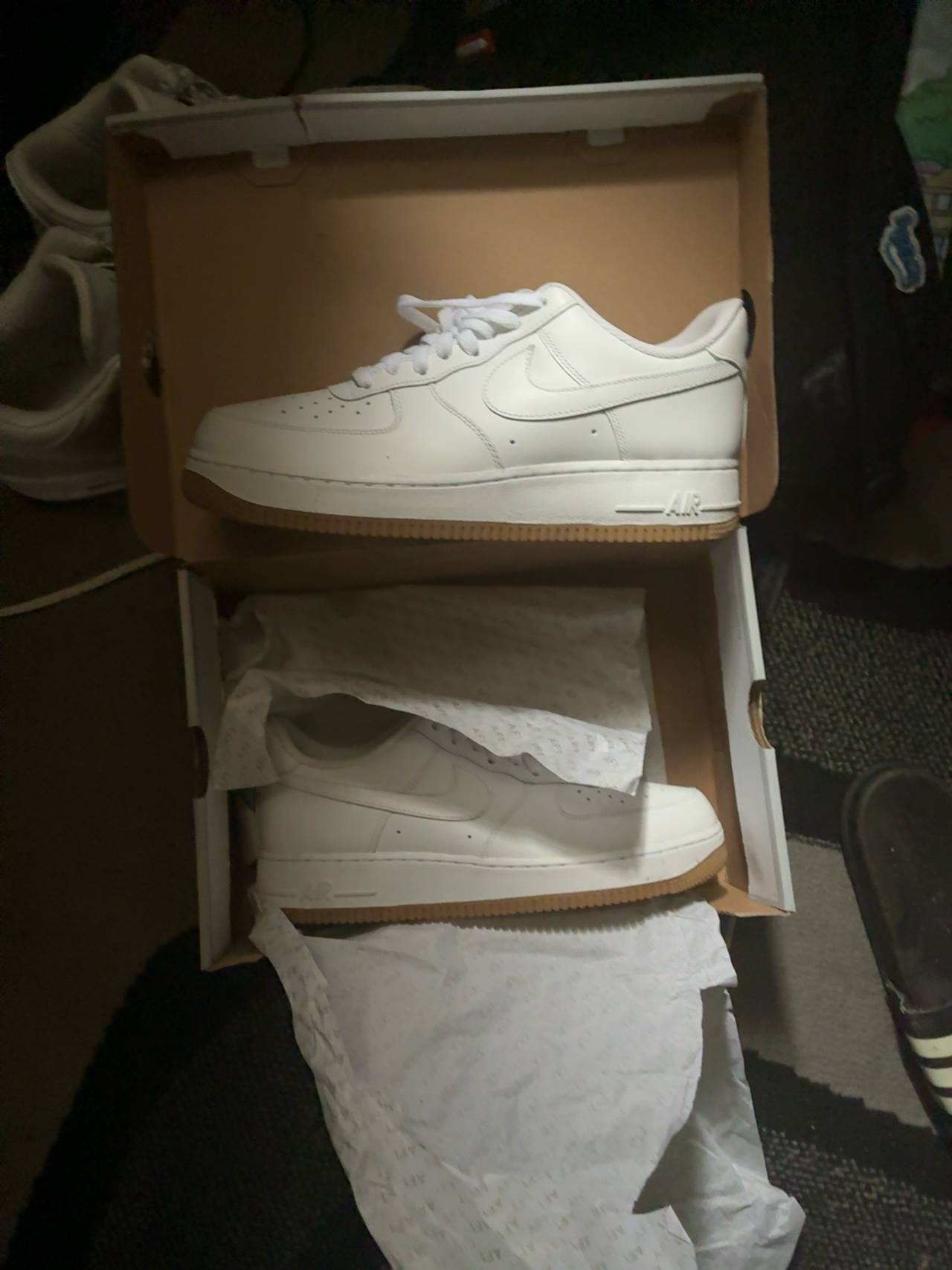 Nike Air Force 1 Low '07 Triple White Gum