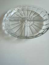 Vintage 3-Section Divided Glass Serving Dish - Image 2