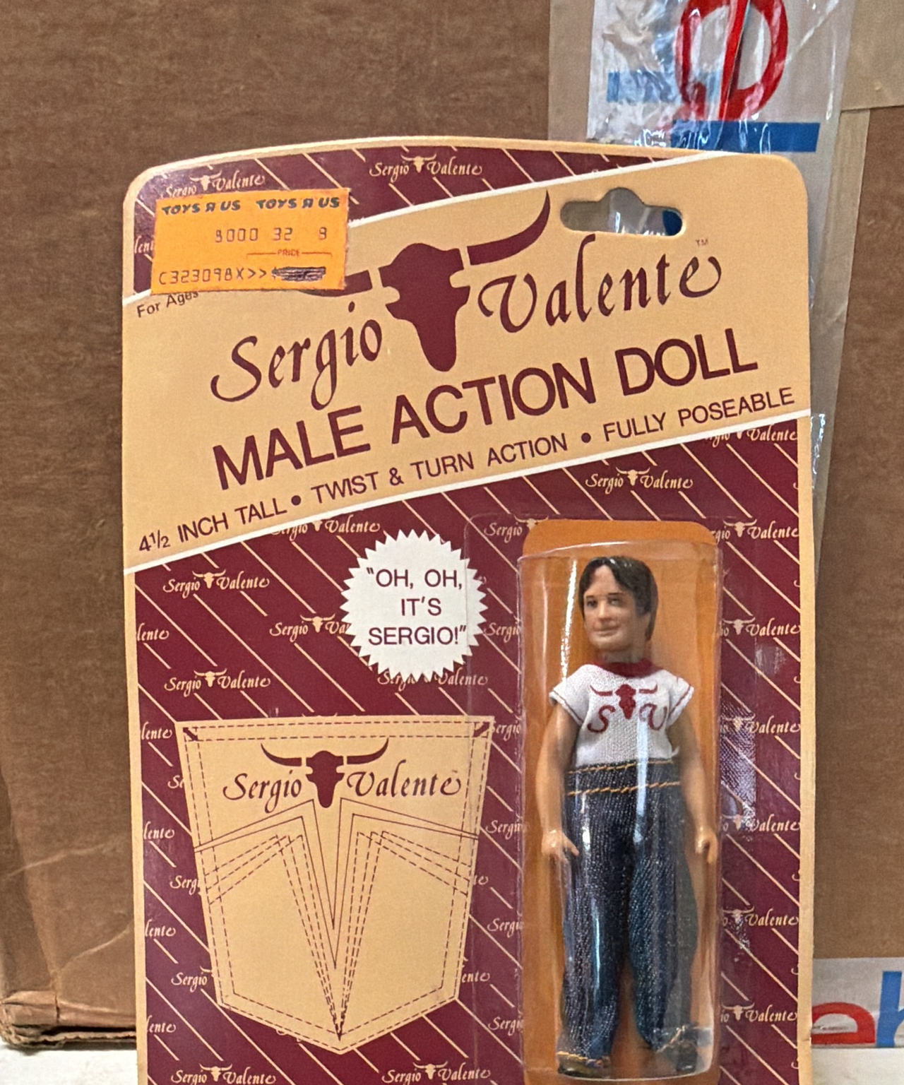 Sergio Valente Male Action Doll