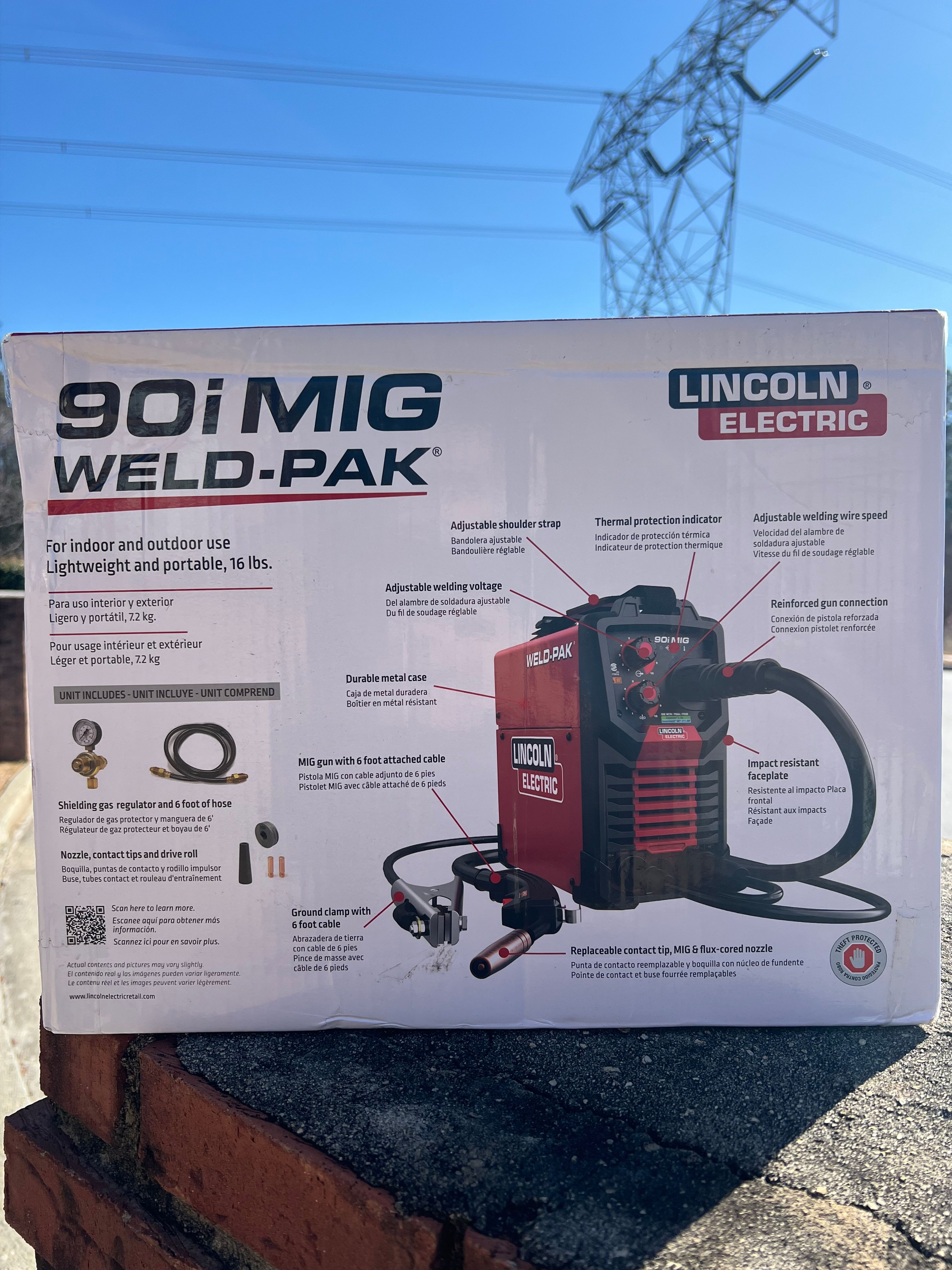 NEW Lincoln 90i MIG Weld-PAK K5256
MIG & Flux-Cored Wire Feed Welder - Image 2