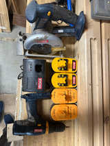 Ryobi 18V ONE+ Blue Tool Set with Circular Saw and Drill - Image 6