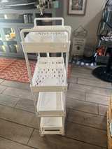 **MUST GO**
4-Tier Rolling Utility/Storage Cart White - Image 3