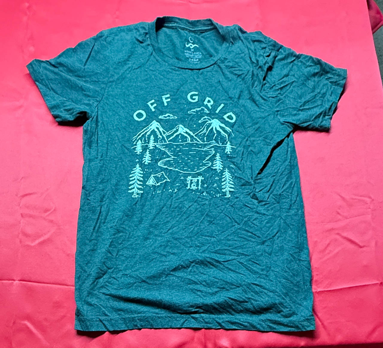 Wondery Off Grid Graphic T-Shirt - Sz Med