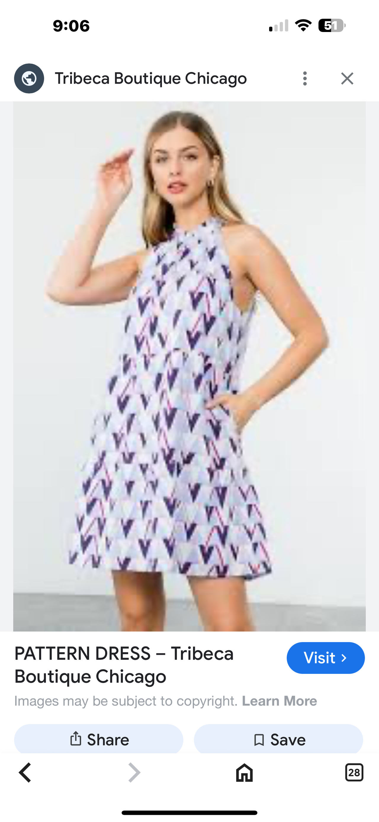 Pattern Dress