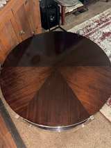 Mid-Century Modern Two-Tier Round Coffee Table - Image 1