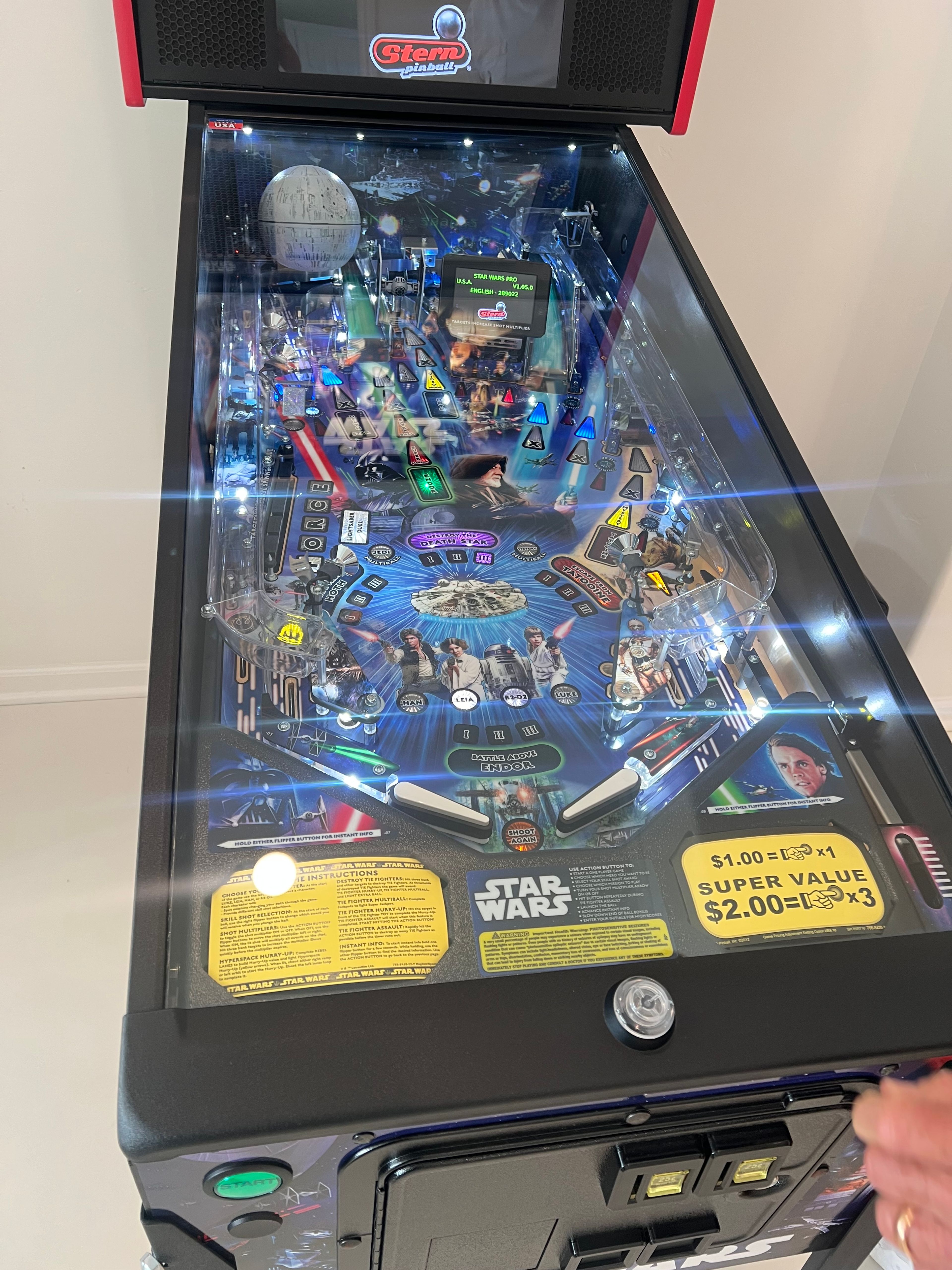 Stern Star Wars Pro Pinball Machine - Image 8