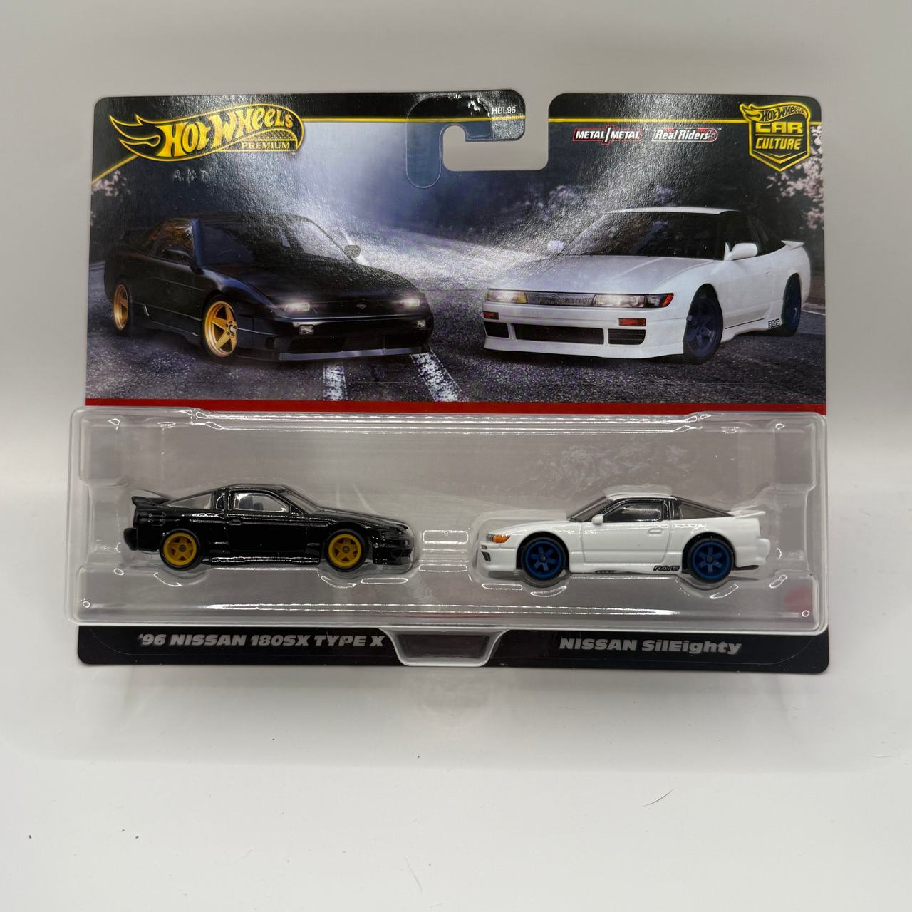 Hot Wheels Premium Car Culture Nissan 2-Pack ('96 Nissan 180SX Type X / Nissan SilEighty)