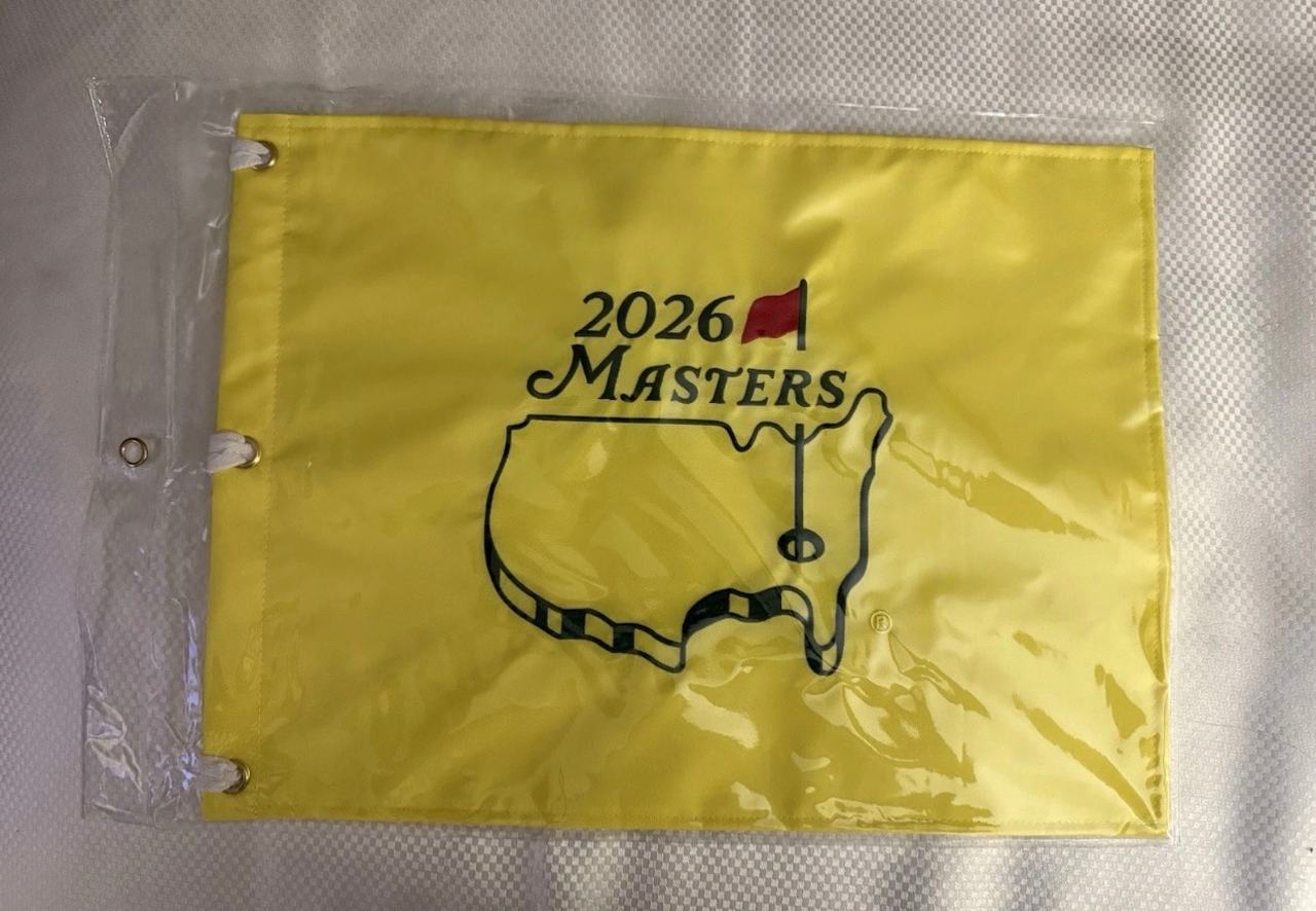 2026 Masters Tournament Yellow Pin Flag