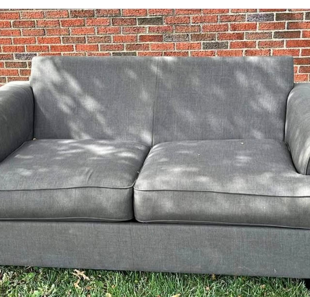Gray Fabric Sofa