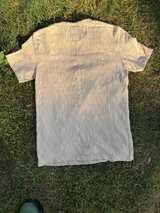 H&M Textured Beige T-Shirt - Size: Medium - Image 3
