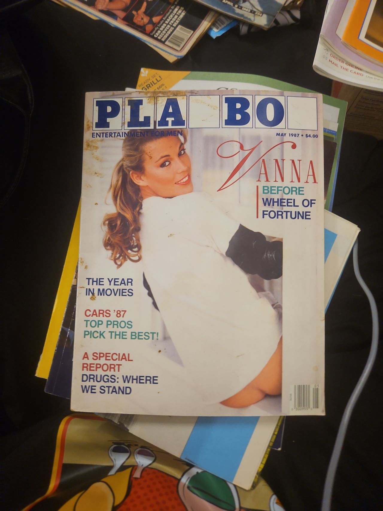 Playboy Magazine May 1987 Vanna White Cover